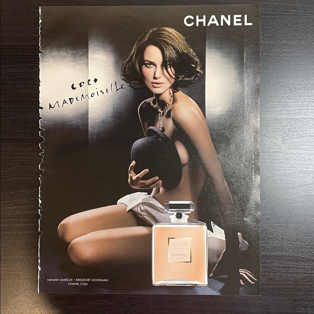 Coco Mademoiselle Keira Knightley Ad Print